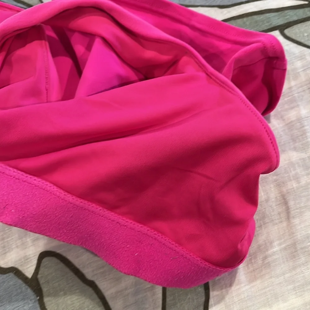 Alo Women’s Hot Pink V-Neck Sports Bralette Real Tank
